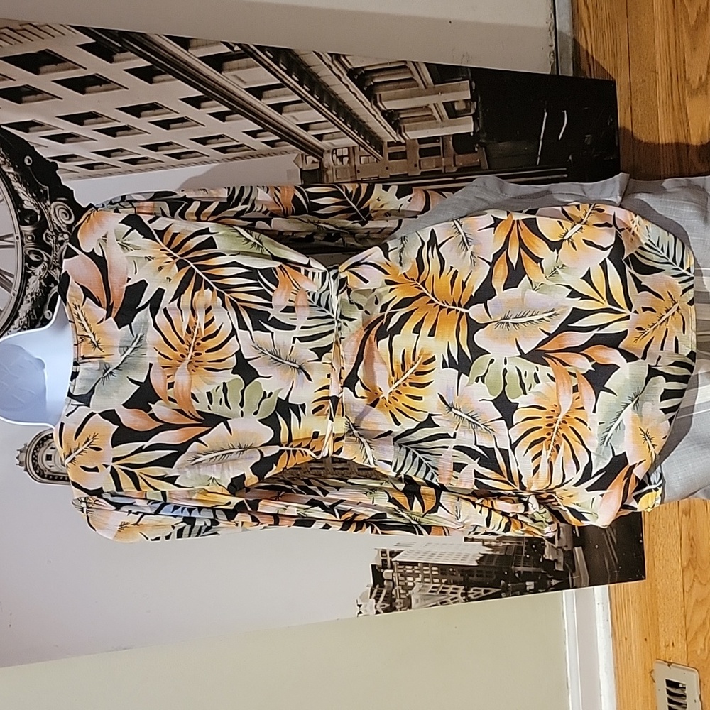 Billabong Size Small Women's Tie Wrap Dress - Picture 3 of 4